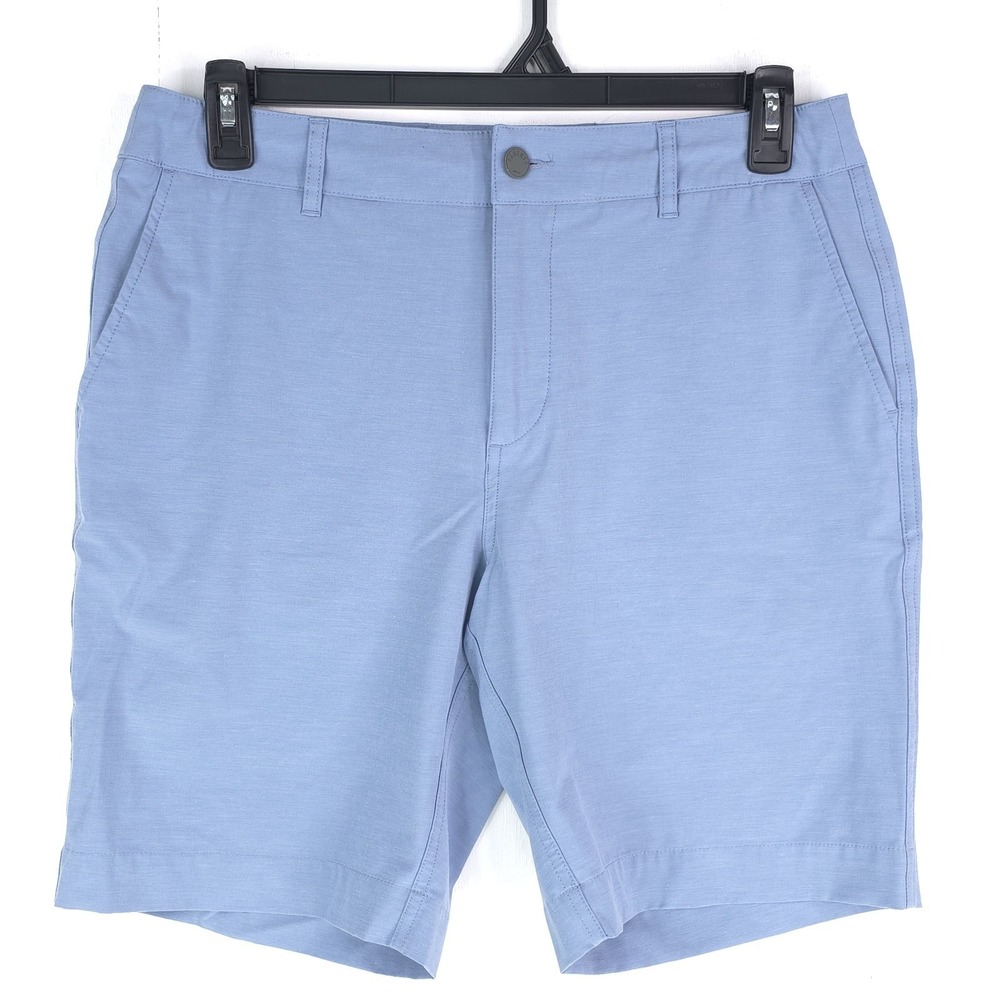Faherty‎ Men's 32 Loop All Day Shorts Blue 9" Inseam MSC0012 Preppy Drawstring